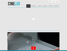 Tablet Screenshot of cinelux.es